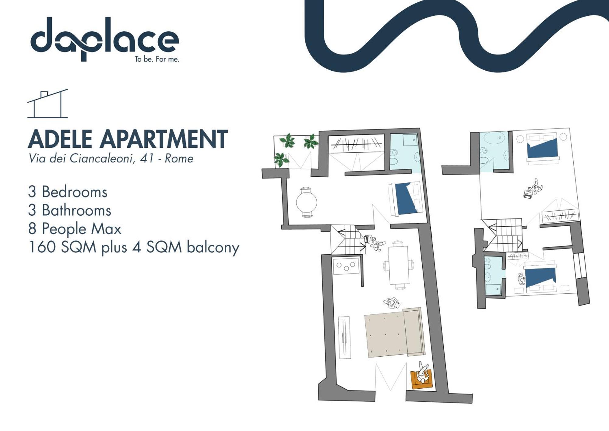 Daplace - Adele Apartment Roma Exterior foto